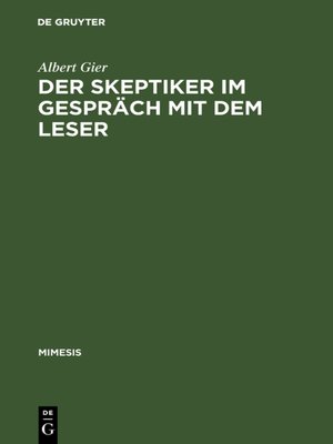 cover image of Der Skeptiker im Gespräch mit dem Leser